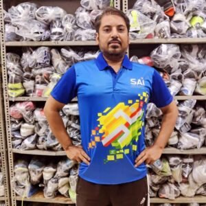 SAI Royal Blue Sports Polo Jersey