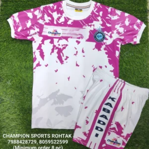 Champion Pink White Kabaddi Jersey Kit