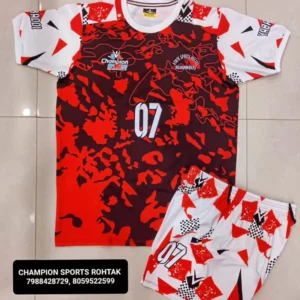 Champion Red Black Kabaddi Jersey Kit