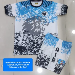 Air Lion Blue White Sports Jersey Kit